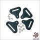 Asterisk CC1 Buckle System 4 Pcs. Kit
