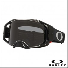 Oakley Airbrake MX Tuff Blocks Black Gunmetal - Dark Grey