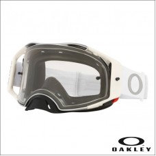 Oakley Airbrake MX Tuff Blocks White - Clear
