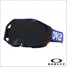 Oakley Airbrake MX Moto Blue B1B - Dark Grey