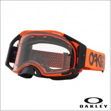 Oakley Airbrake MX Moto Orange B1B - Clear