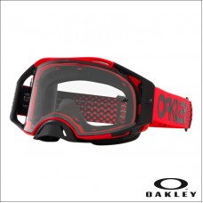 Oakley Airbrake MX Moto Red B1B - Clear