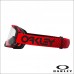 Oakley Airbrake MX Moto Red B1B - Clear