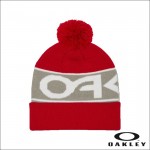 Oakley Beanie Factory Cuff - Red Line/Stone Grey