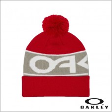 Oakley Beanie Factory Cuff - Red Line/Stone Grey