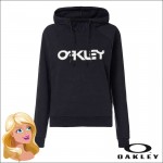 Oakley Hoodie Womens 2.0 Fleece Black White - S