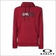 Oakley Hoodie Locked In B1B Po Iron Red - M