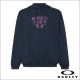 Oakley Hoodie Lunaformic Dark Blue Pink - Small