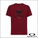 Oakley Tee Blurred Scatter Skull Iron Red - S