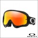 Oakley O Frame MX Jet Black - Lente Fire Iridium + Clear