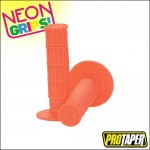 ProTaper Grips Single Density - Half Waffle - Neon Red